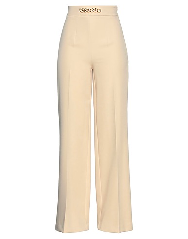 VICOLO Casual pants Beige 88% Polyester, 12% Elastane