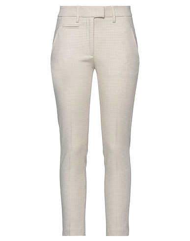 DONDUP Casual trouser Beige 61% Polyester, 33% Viscose, 6% Elastane