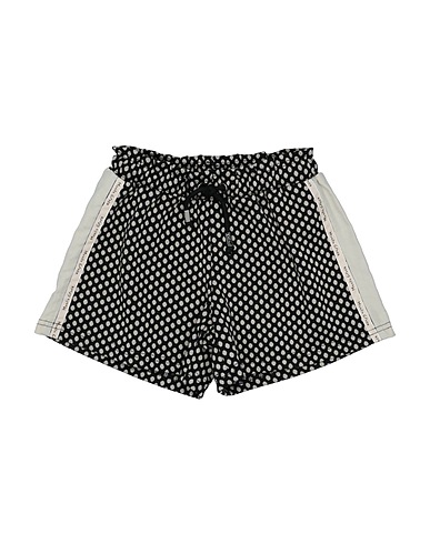 MANILA GRACE Shorts & Bermuda Black 72% Polyester, 25% Viscose, 3% Elastane