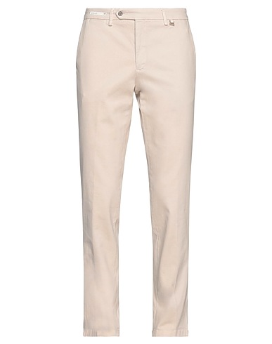 PAOLONI Pantalone Beige 97% Cotone, 3% Elastan
