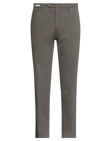 PAOLONI Pantalone Verde militare 97% Cotone, 3% Elastan
