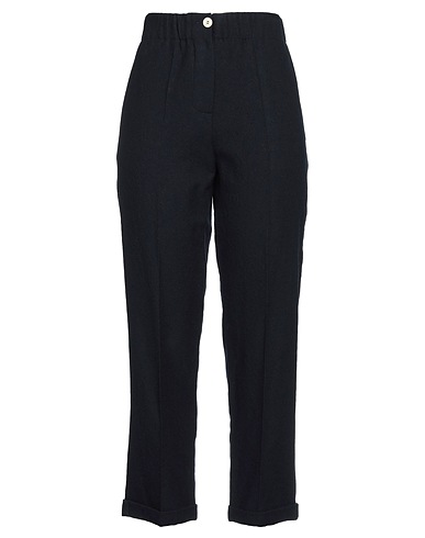 ALYSI Casual pants CHOCOLAT Midnight blue 100% Virgin Wool
