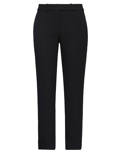 PAULE KA Casual trouser Black 60% Polyester, 22% Viscose, 13% Virgin Wool, 5% Elastane