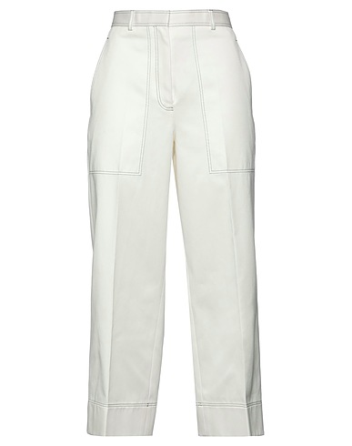 THOM BROWNE Casual trouser Off white 100% Cotton