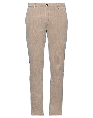 YAN SIMMON Casual trouser Khaki 97% Cotton, 3% Elastane