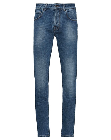 REIGN Denim trousers Blue 98% Cotton, 2% Elastane