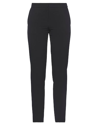 BIANCOGHIACCIO Casual trouser Black 90% Polyester, 10% Elastane