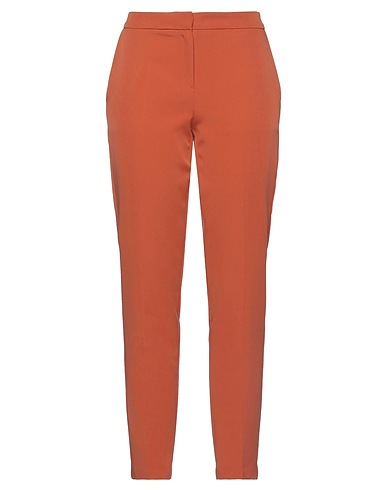 BIANCOGHIACCIO Casual trouser Tan 90% Polyester, 10% Elastane
