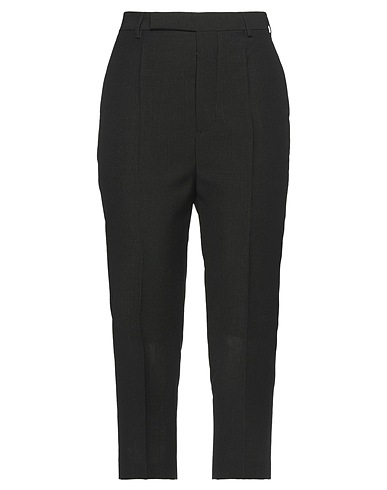 RICK OWENS Casual pants Black 62% Virgin Wool, 38% Mohair wool