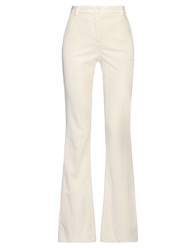 KILTIE Pantalone Avorio 68% Cotone, 30% Viscosa, 2% Elastan