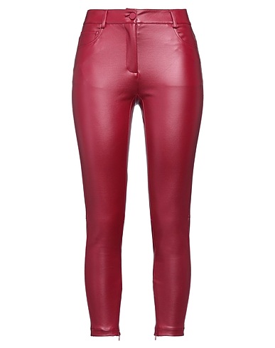 NENETTE Pantalon Pourpre 56% Viscose, 36% Polyester, 6% Élasthanne, 2% Polyuréthane