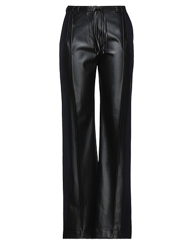 PATRIZIA PEPE Pantalón Negro 100% Poliuretano, Poliéster