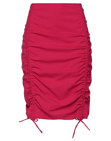 DONDUP Midi skirt Fuchsia 53% Polyester, 43% Virgin Wool, 4% Elastane