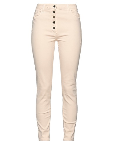 ELISABETTA FRANCHI Pantalone Cipria 92% Cotone, 6% Elastomultiestere, 2% Elastan