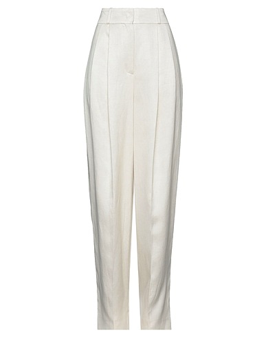 RECTO Casual trouser Light grey 63% Lycra®, 37% Linen