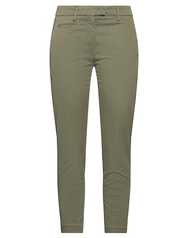 DONDUP Casual pants Military green 68% Cotton, 27% Lyocell, 5% Elastane
