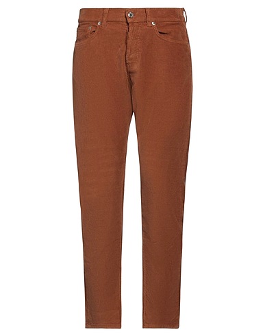 GRIFONI Pantalone Marrone 98% Cotone, 2% Elastan