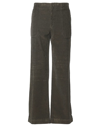 INCOTEX Casual trouser Military green 99% Cotton, 1% Elastane