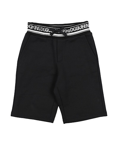 DOLCE&GABBANA Shorts & Bermuda Black 100% Cotton, Viscose, Polyamide, Elastane