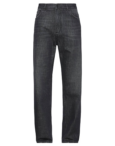DOLCE&GABBANA Denim pants Black 100% Cotton