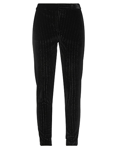 GAëLLE Paris Casual pants Black 90% Polyester, 10% Elastane