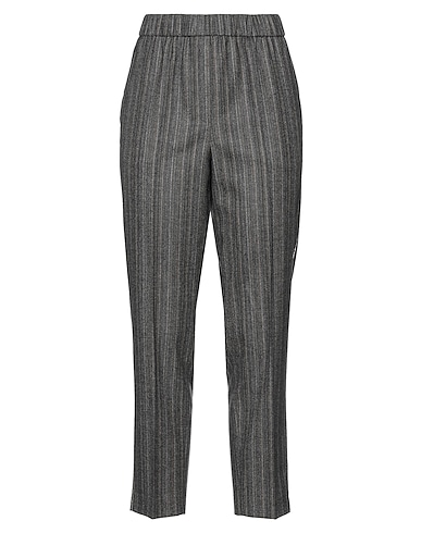 PESERICO Casual trouser Charcoal 98% Virgin Wool, 2% Elastane