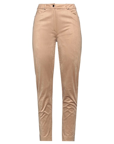 D.EXTERIOR Casual trouser Beige 92% Polyester, 8% Elastane