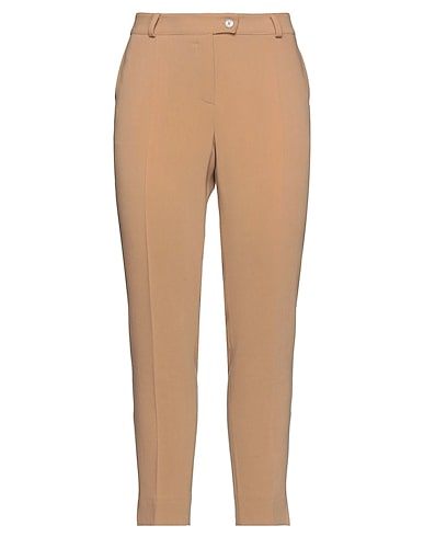 MAISON COMMON Casual trouser Camel 99% Virgin Wool, 1% Elastane