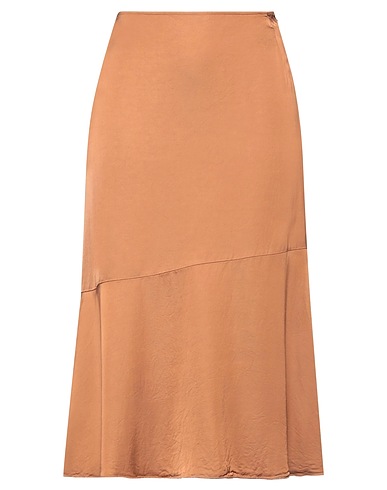 DRIES VAN NOTEN Gonna midi Cuoio 100% Viscosa