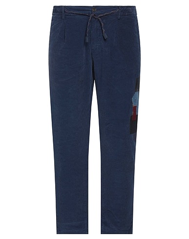 BOB Casual pants Navy 97% Cotton, 3% Elastane