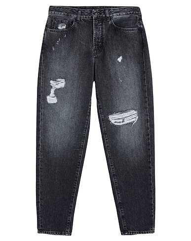 MARCELO BURLON Denim trousers Black 100% Cotton