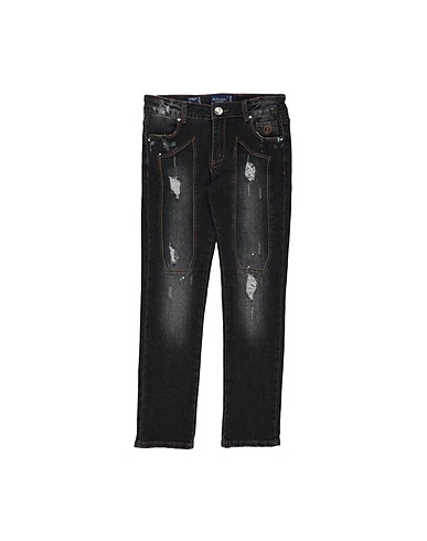 JECKERSON Pantaloni jeans Nero 70% Cotone, 29% Poliestere, 1% Elastan