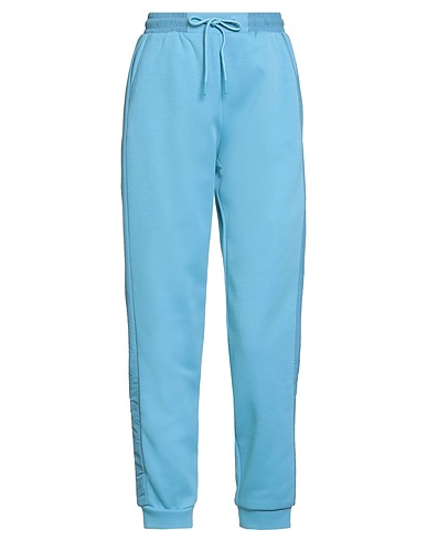 PEOPLE OF SHIBUYA Casual trouser Light blue 67% Cotton, 28% Polyamide, 5% Elastane
