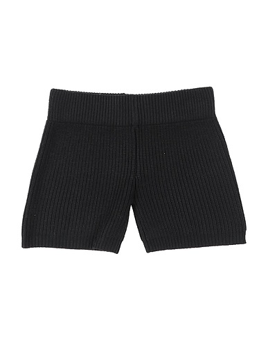 MONNALISA Shorts & Bermuda Black 53% Viscose, 28% Polyester, 19% Polyamide