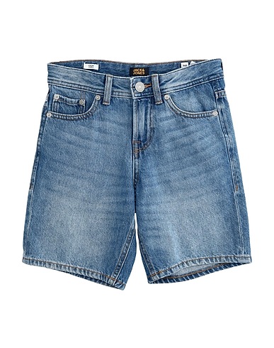 JACK & JONES Shorts vaqueros Azul marino 100% Algodón