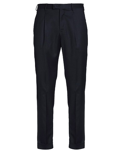 PT Torino Casual trouser Navy blue 98% Virgin Wool, 2% Elastane