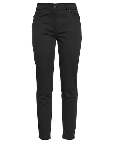 CLIPS MORE Casual pants Black 98% Cotton, 2% Elastane