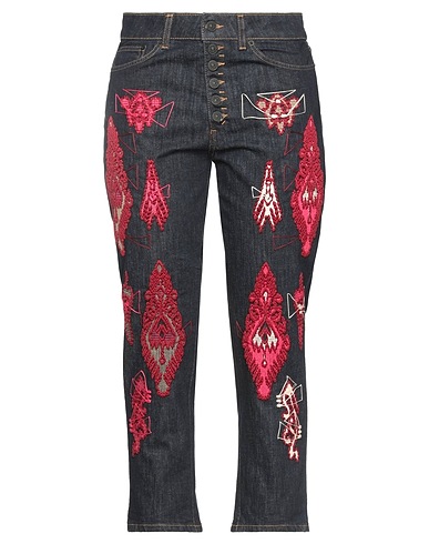 DONDUP Denim trousers Blue 98% Cotton, 2% Elastane