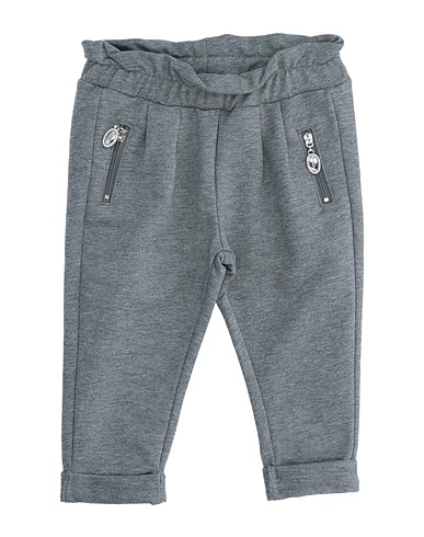 BYBLOS Casual trouser Grey 95% Cotton, 5% Elastane