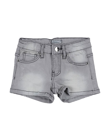 ARTIGLI Girl Denim shorts Grey 98% Cotton, 2% Elastane