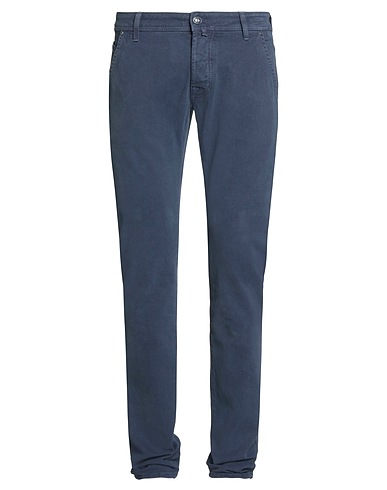 JACOB COHЁN Denim trousers Dark purple 97% Cotton, 3% Elastane, Polyester
