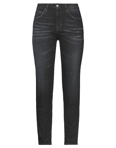 HAIKURE Denim trousers Black 92% Cotton, 6% Elastomultiester, 2% Elastane