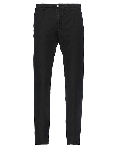 INCOTEX パンツ SLACKS BY SLOWEAR ブラック コットン 98% / ポリウレタン 2%