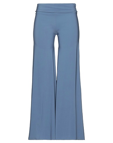 SUCRETTE Casual trouser Pastel blue 72% Polyamide, 28% Elastane