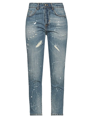 BERNA Denim pants Blue 100% Cotton
