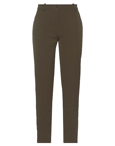 PINKO Casual trouser Military green 90% Polyester, 10% Elastane