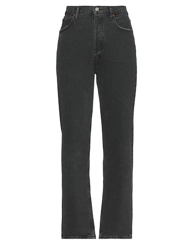 AGOLDE Denim trousers Black 100% Organic cotton