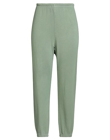 THE GREAT. Casual trouser Light green 100% Cotton