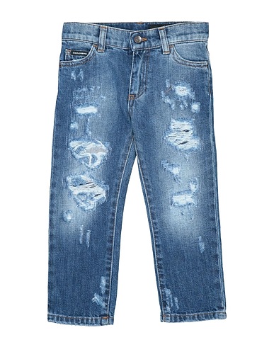 DOLCE & GABBANA Denim pants Blue 100% Cotton
