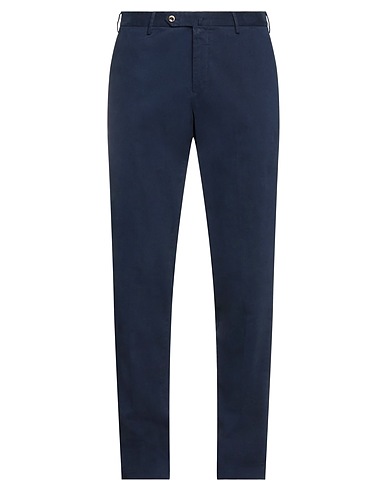 PT Torino Casual trouser Blue 69% Modal, 28% Cotton, 3% Elastane